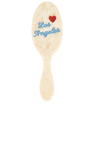 x Revolve Hand-Painted Los Angeles Amazing Hair Day Brush Solar Eclipse