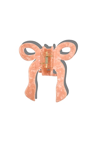 Hand-Painted Coquette Bow Claw Clip Solar Eclipse