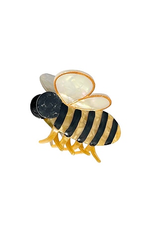 Hand-painted Bee Claw Hair Clip Solar Eclipse