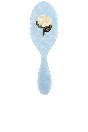 Hand-painted Hydrangea Amazing Hair Day Brush Solar Eclipse