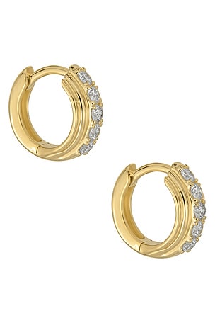 Dainty Boulevard Huggie Earrings STONE AND STRAND