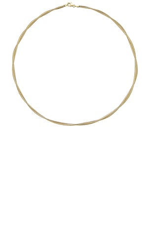 Interwoven Gold Necklace STONE AND STRAND