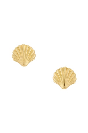 Scallop Shell Earrings STONE AND STRAND