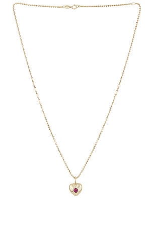 Heart And Soul Ruby NecklaceSTONE AND STRAND$545