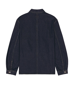 STAN RAY Painters Pop Over Shirt in Blue. Size XL/1X. Also