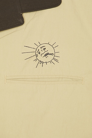 STAN RAY Short Sleeve Bowling Shirt in Taupe