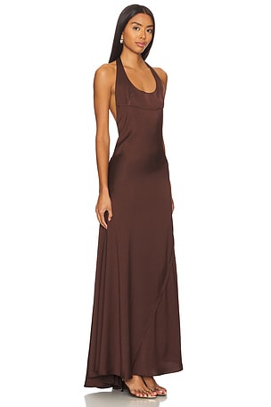 SIEDRES Welise Dress in Brown