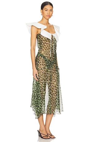 SIEDRES Caenes Dress in Green