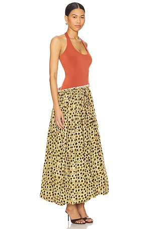 SIEDRES Youstina Dress in Burnt Orange