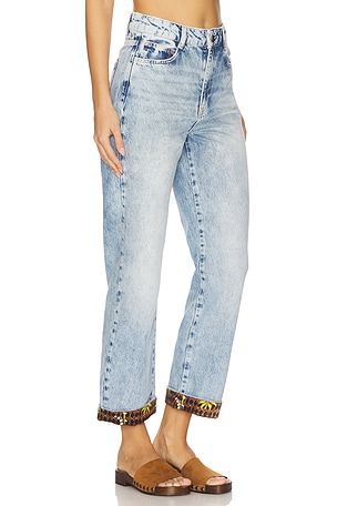 SIEDRES Daky Straight Leg in Denim-Light