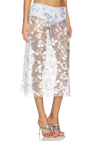 SIEDRES Wells Skirt in Baby Blue