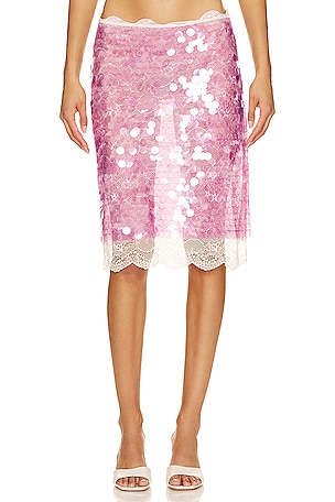 Helena Sequin Midi SkirtSIEDRES$332