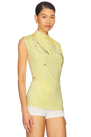 SIEDRES Klena Top in Yellow