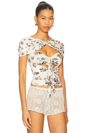 SIEDRES Chiler Top in Cream