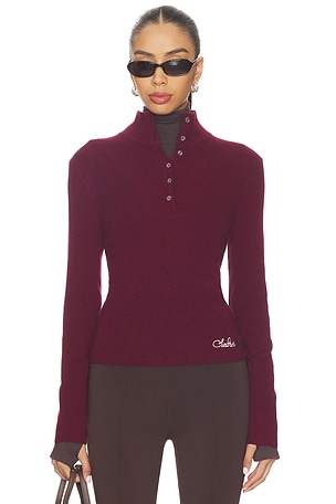 SIEDRES Elora Top in Burgundy