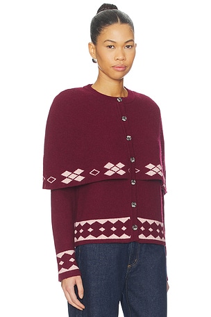 SIEDRES Cleo Top in Burgundy