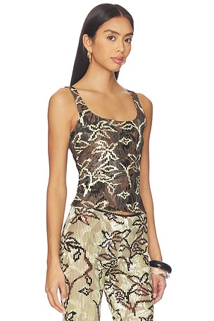 SIEDRES Cali Top in Brown