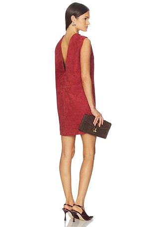 Mona Suede Dress SRG
