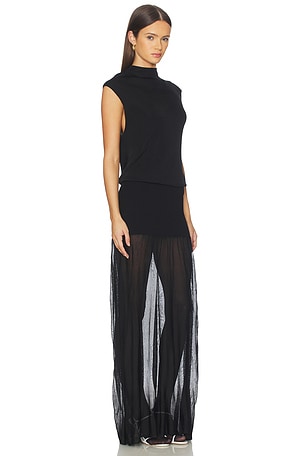 SRG Charmain Blouson Dress in Black