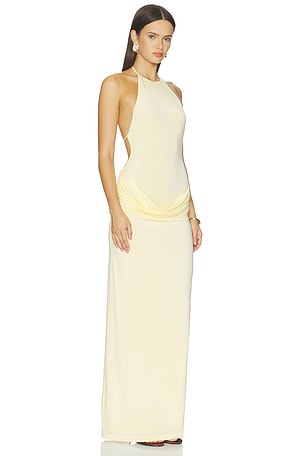 SRG Bernice Maxi Dress in Yellow. Size XXS. Also