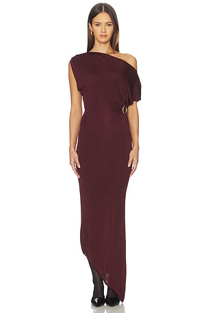 Mehek Asymmetric Knit Dress SRG