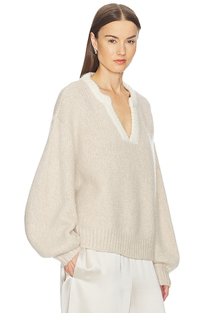 SRG Caylea Oversized Sweater in Beige