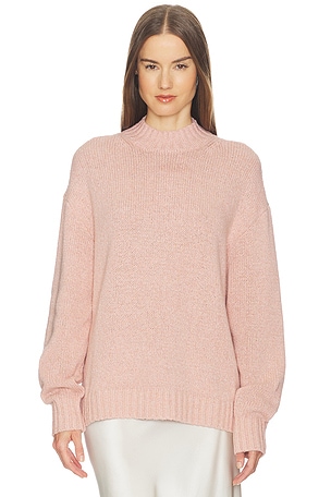 SRG Everlie Mockneck Sweater in Pink