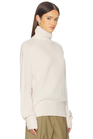 SRG Fayy Cashmere Turtleneck Sweater in Cream. Size XXS. Also