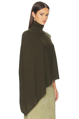 SRG Axele Cashmere Knit Cape in Olive
