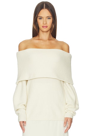 Saffiyya Off The Shoulder Sweater SRG