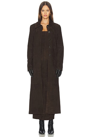 Bruno Suede Coat SRG
