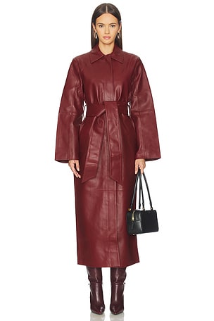 Reggie Leather Coat SRG