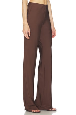 SRG Lennon Silk Pant in Brown