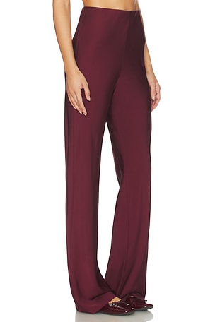 SRG Lennon Silk Pant in Burgundy. Size XS. Also