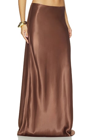 SRG Quinn Maxi Skirt in Brown. Size XXS. Also
