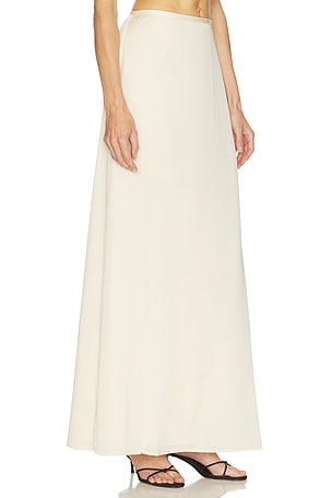 SRG Margo Silk Skirt in Cream