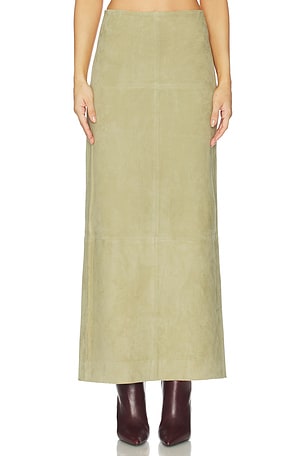 Sonya Suede Skirt SRG