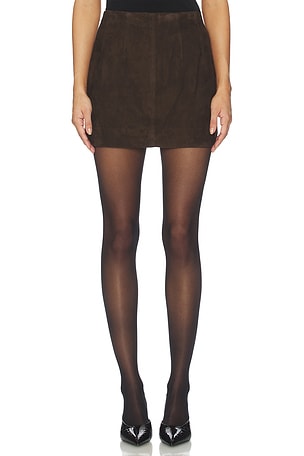 Apple Suede Skirt SRG