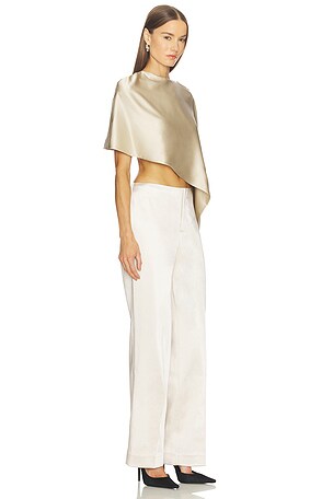 SRG Belle Silk Cape in Beige
