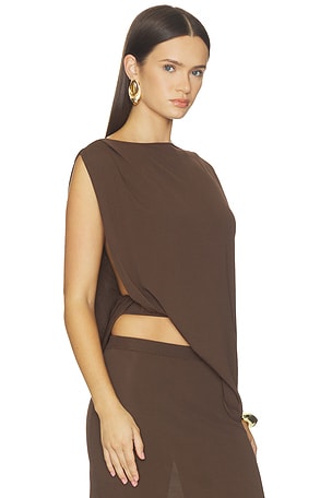 SRG Emersyn Knit Top in Brown