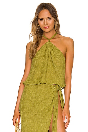 green emerald velvet dress Savannah Morrow Jaya Mini Dress in Agave – Coco & Lola