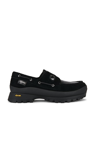 x Pleasures 3-eye Vibram Turn-lock Lug Boat Loafer Sperry