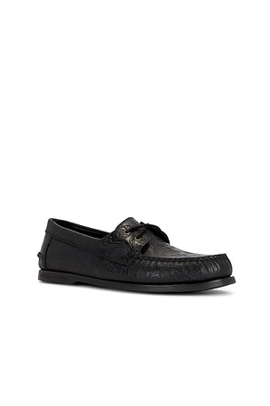 Sperry x One of these Days Lou Boat Shoe in Black