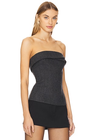 Rue Sophie Concorde Top in Charcoal