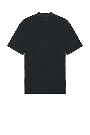 SAMSOE SAMSOE Sajase Short Sleeve Polo in Black. Size XL/1X. Also