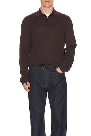 SAROWAN 롱슬리브 폴로 SAMSOE SAMSOE