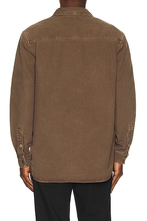 SAMSOE SAMSOE Sadamon P Overshirt in Brown