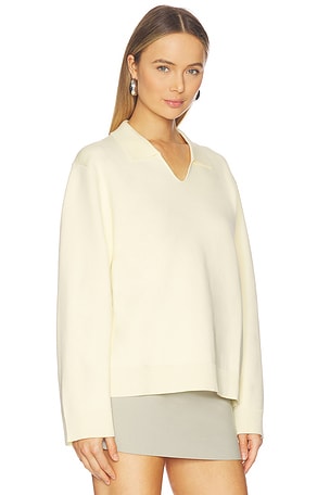 SAMSOE SAMSOE Saanne Polo Sweater in Yellow