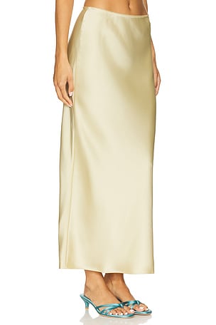 SAMSOE SAMSOE Saagneta Long Skirt in Lemon