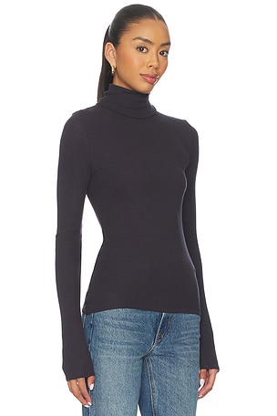 SAMSOE SAMSOE Sasonnet Long Sleeve Turtleneck in Grey